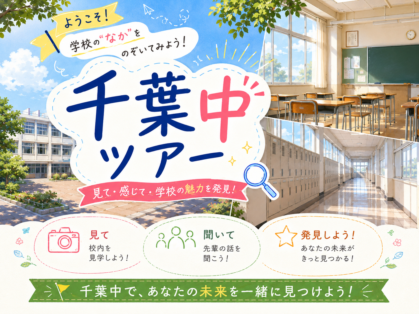 あなたが現在見ているのは 千葉中ツアー｜生徒会｜@中学体育室
